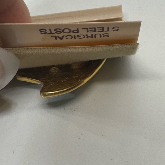 Vintage Nautical Earrings with Surgical Steel Posts - Picture 6 of 6